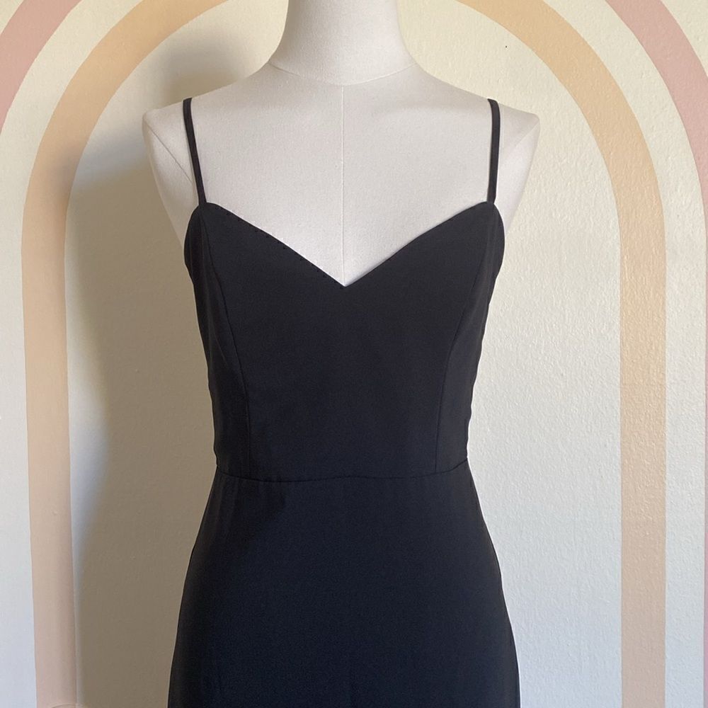 Theia Chiara Side Cutout Panel Column Gown Size 2 - Picture 3 of 16
